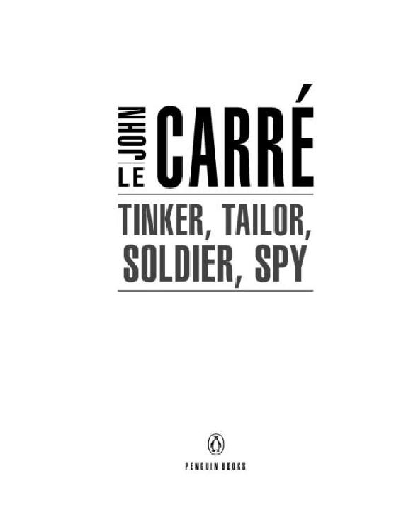 Tinker, Tailor, Soldier, Spy