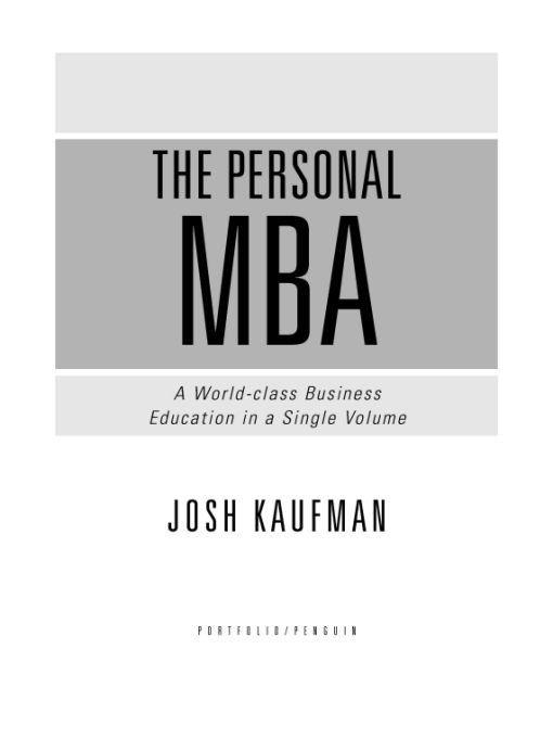 The Personal MBA