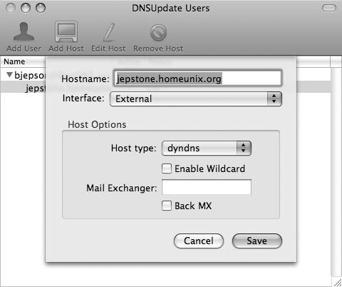 Configuring dynamic DNS with DNSUpdate