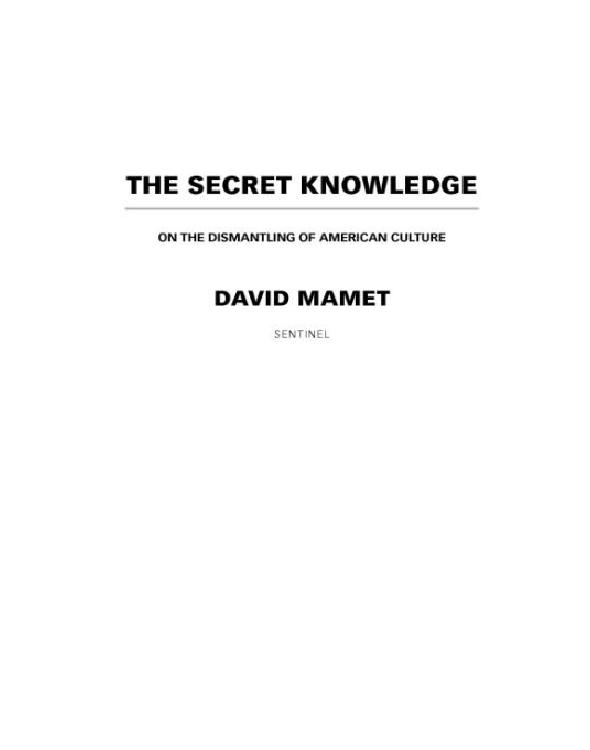 The Secret Knowledge